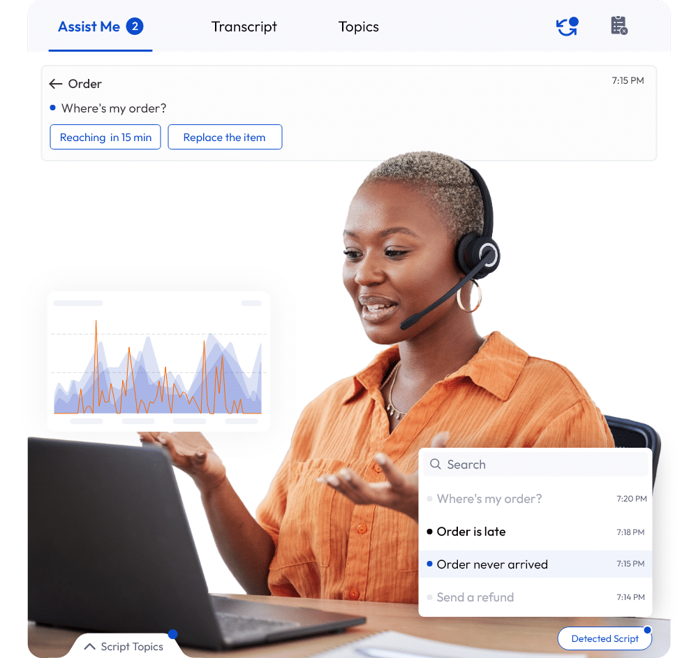 Agent live co-pilot assist in contact center